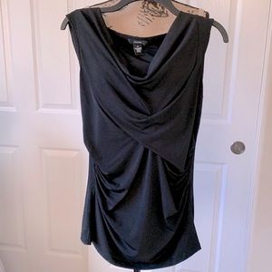 NWOT Alfani stretch dressy top. Ruching waves styling.  Excellent condition
